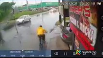 tn7-Ciclista se salvó de morir aplastado por camión en Desamparados-080621