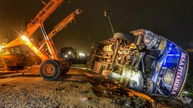 17 killed, 20 injured as bus collides with loader in Kanpur