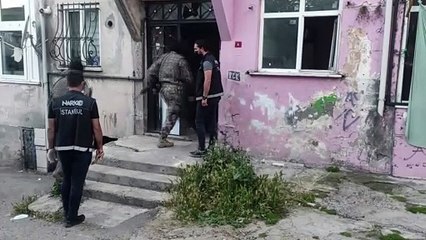 İSTANBUL - 4 ilçede hava destekli uyuşturucu operasyonu başlatıldı
