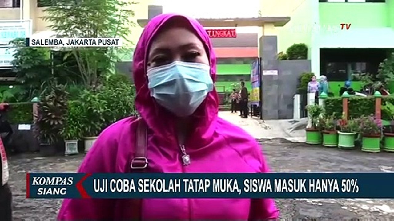 Sejumlah Sekolah di Jakarta Gelar Uji Coba Pembelajaran Tatap Muka Tahap Dua
