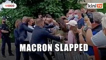 Macron slapped in the face during walkabout in southern France