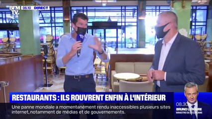 À partir de ce mercredi, les restaurants peuvent à nouveau vous accueillir à l'intérieur