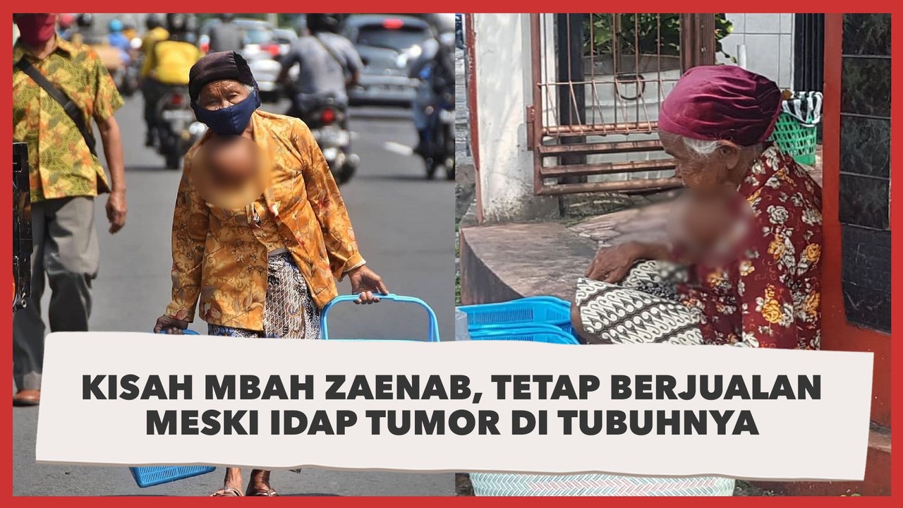 Haru! Kisah Mbah Zaenab Pedagang Keliling, Haru...