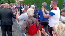 Macron gets slapped during meet-and-greet