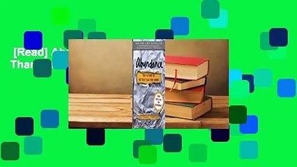 [Read] Abundance: The Future Is Better Than You Think  Review