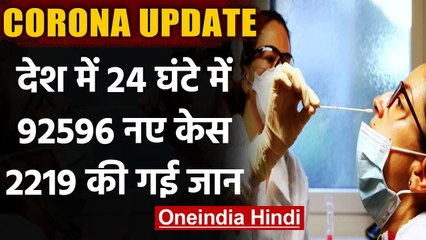 Coronavirus India Update: लगातार दूसरे दिन एक लाख से कम केस दर्ज, 2219 की गई जान | वनइंडिया हिंदी