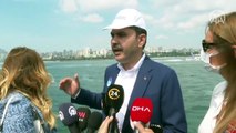 Bakan Kurum, deniz temizliği seferberliğini Caddebostan Sahili'nden başlattı