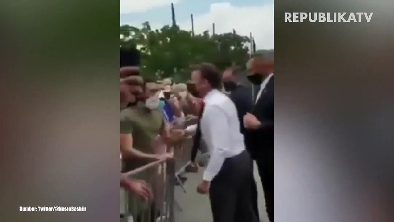 Video Penamparan Presiden Macron