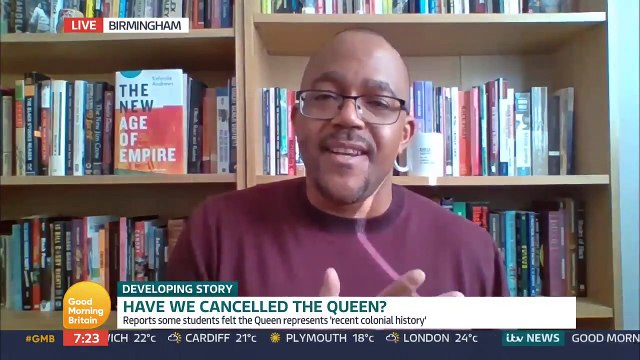 Good Morning Britain - An Oxford University students' group has voted to take down a portrait of the Queen from its common room because some students believe she represents recent colonial history