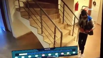 Bursa'da ayakkabı hırsızı saniye saniye kamerada...