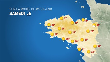 Sur la route du week-end: confirmation d'un temps pleinement estival devenant très chaud sur le sud !