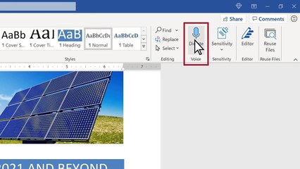 Say it with Microsoft Dictate