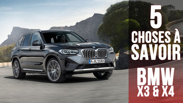 BMW X3 & X4, 5 choses à savoir sur le restylage des SUV allemands