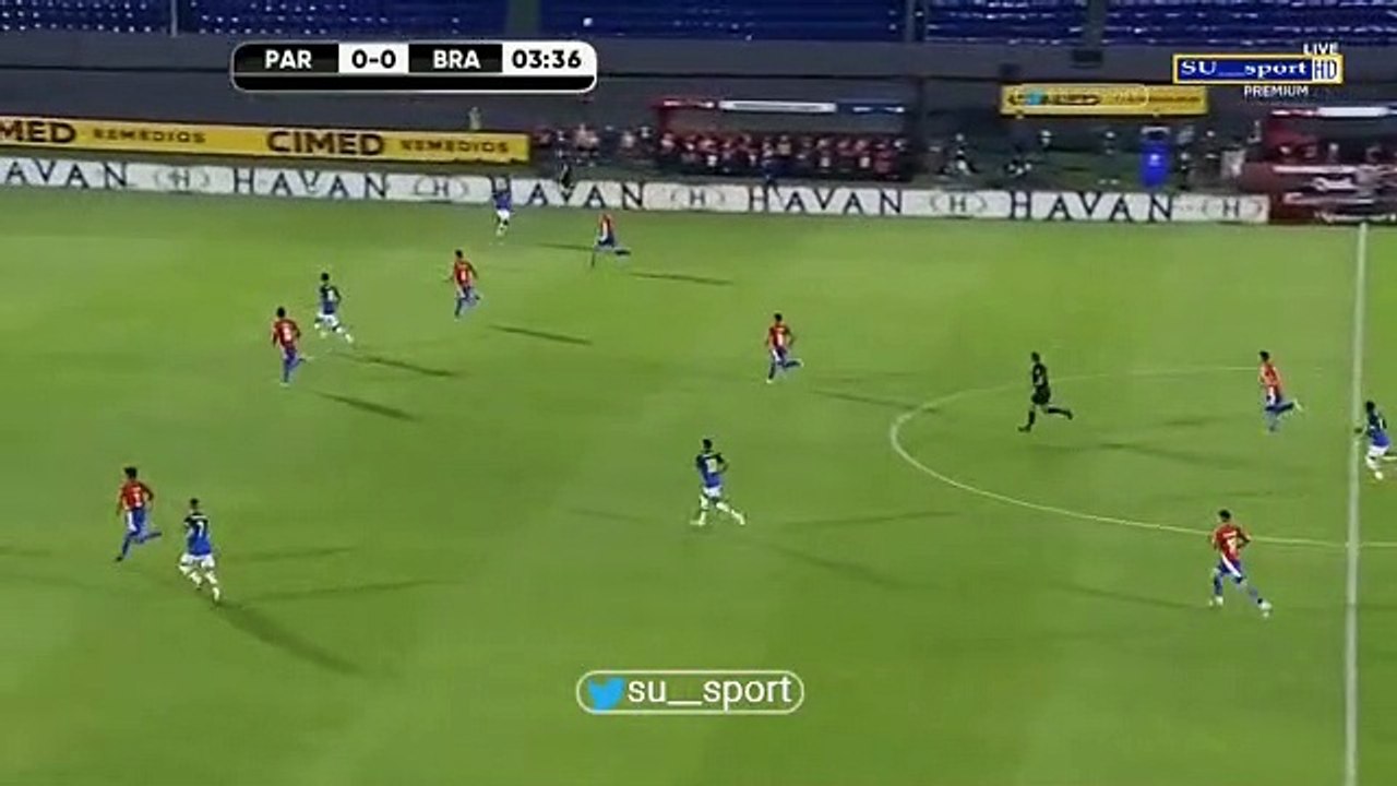 باراغواي 0 × 2 البرازيل | اهداف اللقاء