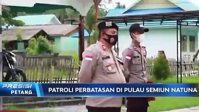 Polsek Bunguran Barat Lakukan Patroli Perbatasan di Pulau Semiun Natuna