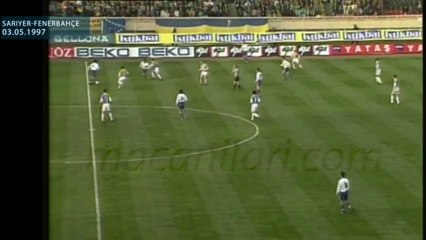 Sarıyer 1-4 Fenerbahçe 03.05.1997 - 1996-1997 Turkish 1st League Matchday 31