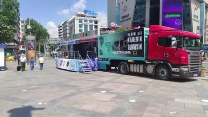 Uyuşturucunun zararlarının anlatıldığı "Narkotır" Ankara'da