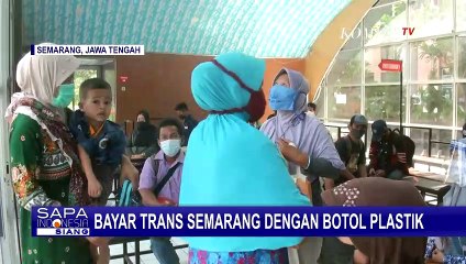 Botol Plastik Jangan Dibuang, Tukar dengan Tiket BRT Trans Semarang
