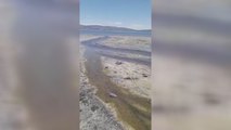 Salda Gölü'ne kanalizasyon suyu akıyor