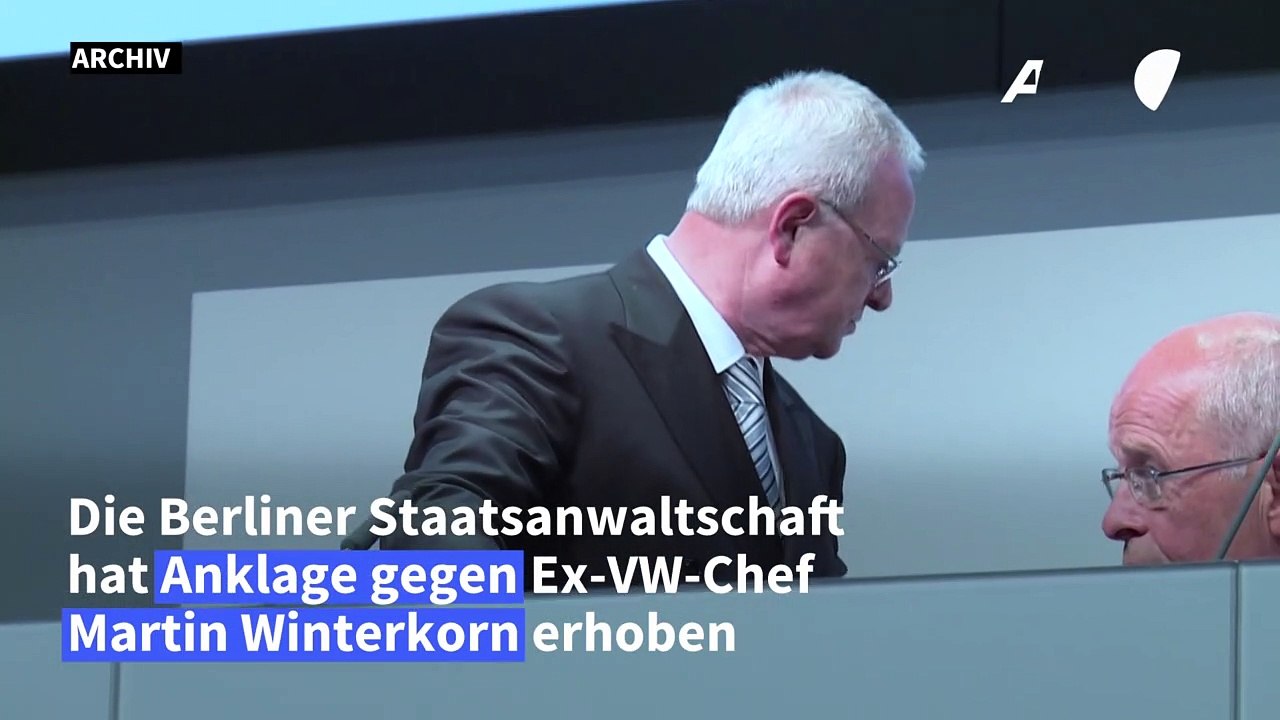 Falschaussage in U-Ausschuss: Anklage gegen Winterkorn