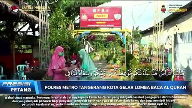 Polres Metro Tangerang Kota Gelar Lomba Baca Al-Qur'an