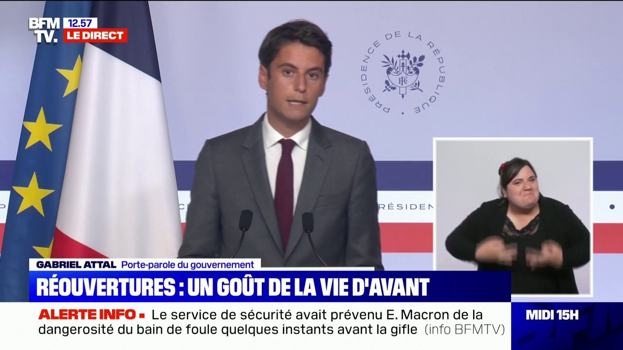 Gabriel Attal: "L'économie repart fort, elle repart mieux"