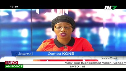 JT BAMBARA 19H30 DU 08 JUIN 2021