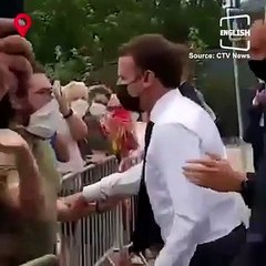 France President Slapped In The Face During His Official Visit