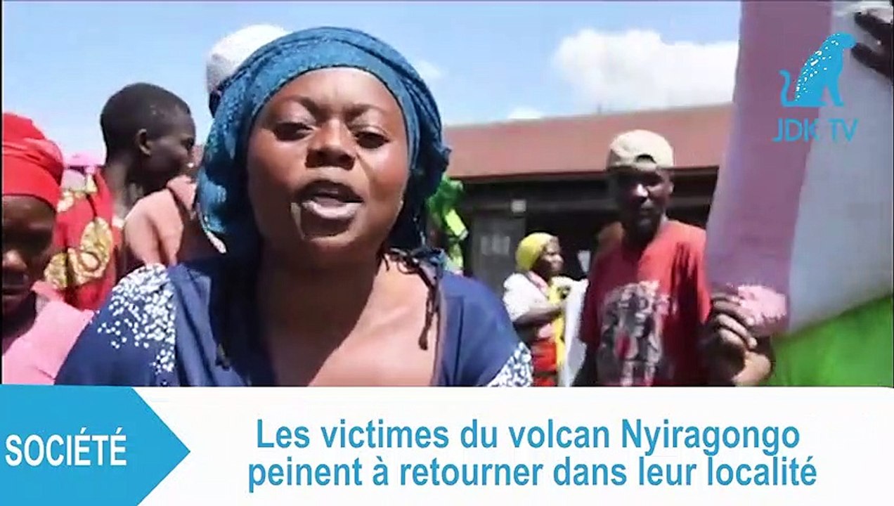 RDC : retour craintif des victimes du volcan Nyiragongo à Goma