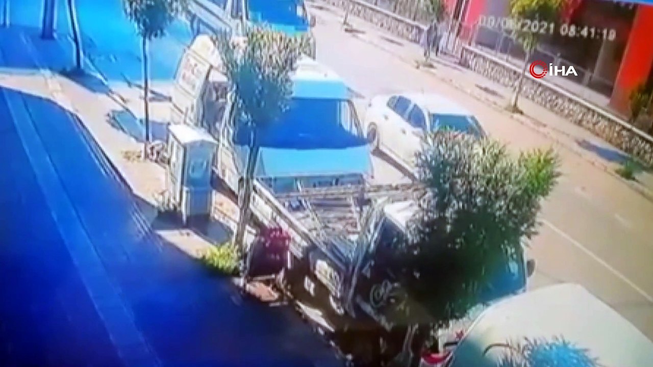 Bursa'da ölümden kıl payı kurtuldu, o anlar kameraya böyle yansıdı