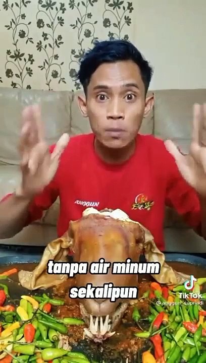 Kumpulan Tik Tok Anggun Supriadi Pemakan Cabe Tergila Di Dunia 