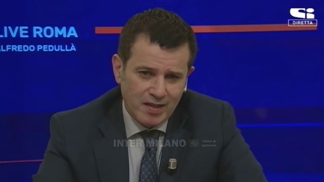 PEDULLÀ: TIFOSI INTER STIANO TRANQUILLI. NON UN MERCATO DI VACCHE GRASSE E NON DI RIDIMENSIONAMENTO.