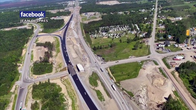 Le chantier autauroute 85, du haut des airs - 09-06-2021_