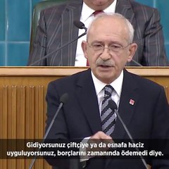 Kılıçdaroğlu: Ziraat Bankası’nı soyan  yüz milyonlarca dolar kredi alıp ne faizini ne anaparasını ödemeyen zat, el üstünde tutuluyor