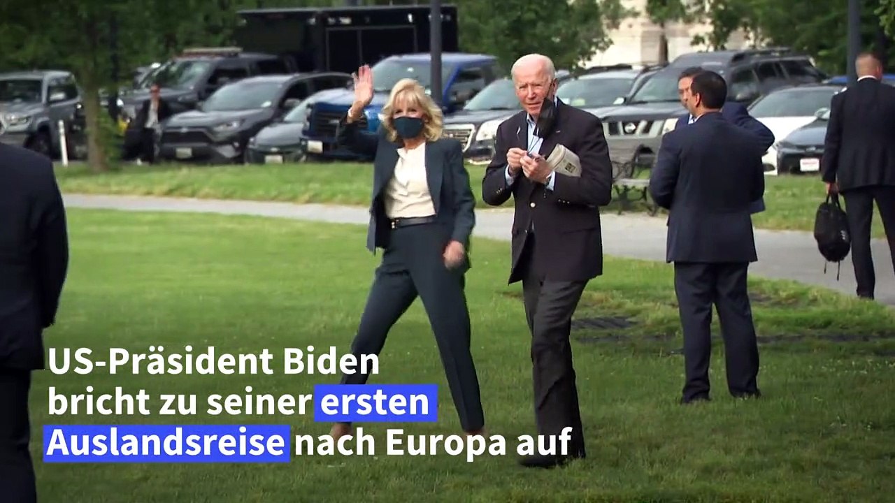 Biden startet zu erster Auslandsreise nach Europa
