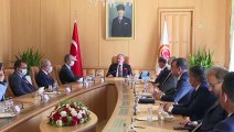 TBMM Başkanı Şentop, Adalet Bakanı Gül ve yeni seçilen HSK üyelerini kabul etti