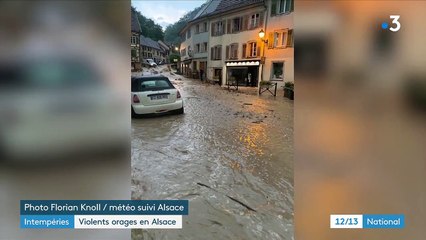 Intempéries : de violents orages ont eu lieu en Alsace, sans faire de blessé