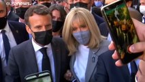 Schiaffo a Macron, il presidente francese 