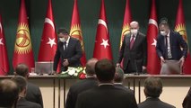 Türkiye-Kırgızistan İşbirliği Anlaşmaları imza töreni (2)