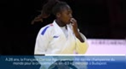 Video herunterladen: Mondiaux (F) - Cinquième titre mondial en judo pour Clarisse Agbegnenou en -63 kg