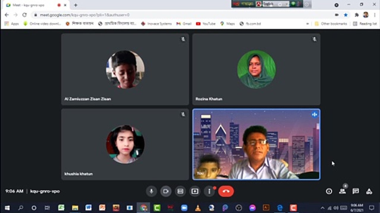 Meet Class 5 Mathe 7 June 2021, bhag, with Students