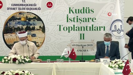 “2. Kudüs İstişare Toplantısı” Ankara’da başladı