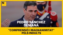 Sánchez demana “comprensió i magnanimitat” pels indults