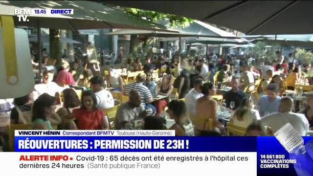 Réouvertures: les terrasses toulousaines retrouvent enfin leur pleine capacité d'accueil