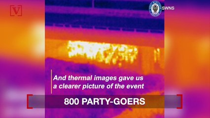 Huge Illegal Rave Under a Highway Busted By UK Police