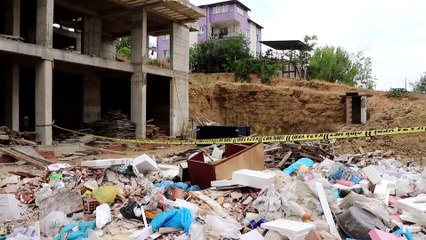 DENİZLİ - İnşaattan düşen işçi hayatını kaybetti