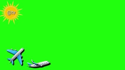 greenscreen flying airplane ✈️