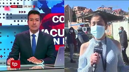 La población paceña y alteña busca vacunarse contra el coronavirus