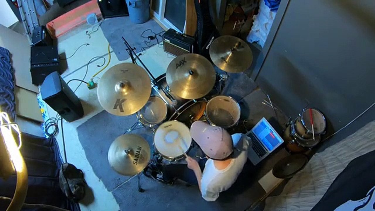 Origami Angel - The Title Track - Drum Cover