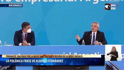 La polémica frase de alberto fernández
